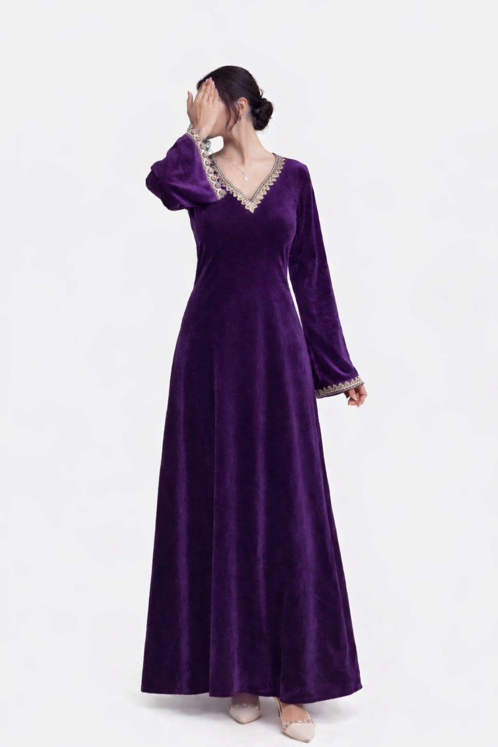 Robe Velours Élégance