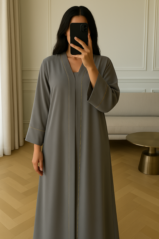 Abaya Gris